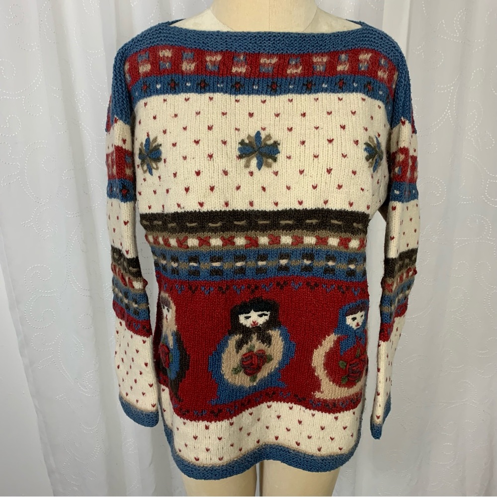 Katherine Johansson Martha’s Vineyard hand knit sweater
